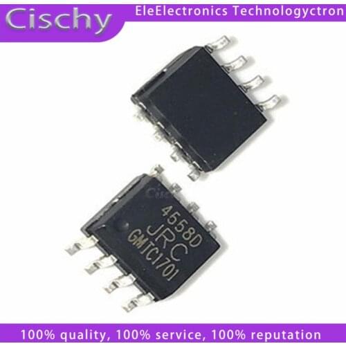 10pcs/lot JRC4558 JRC4558D 4558 4558D SOP-8