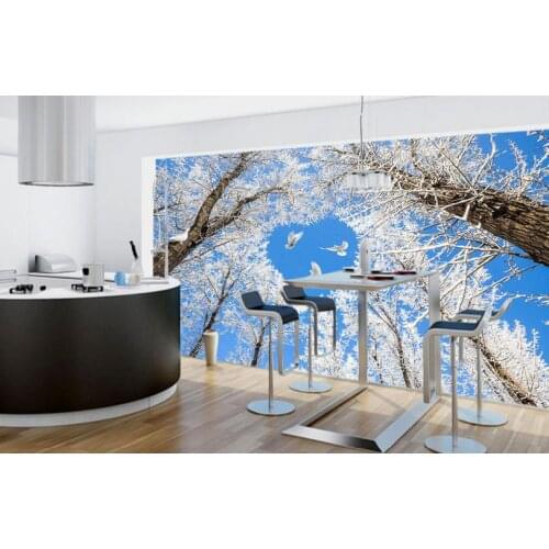 Customize japanese wallpaper mural Woods landscape 3D photo wallpaper for home wallpaper roll 3d