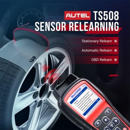 Autel MaxiTPMS TS508 obd2 diagnostic tool TPMS sensor programming obd2 scanner tire pressure tool auto code reaser 433MHz 315MHz