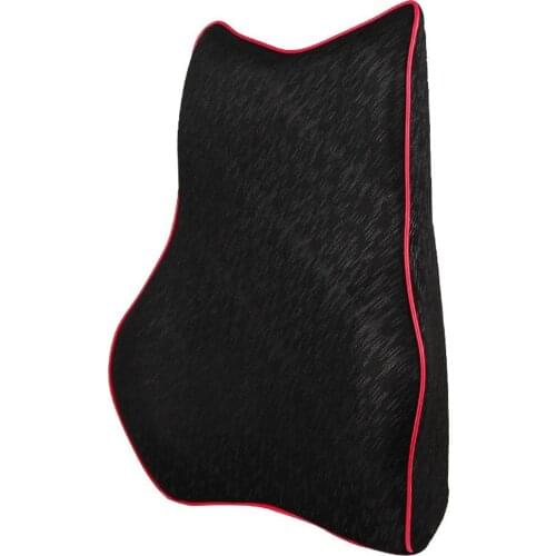 Car Electric Massage Back Cushion Soft Relief Vertebral Pain Lumbar Cushion Waist Support Massage Seat Pillow Home Office Chair