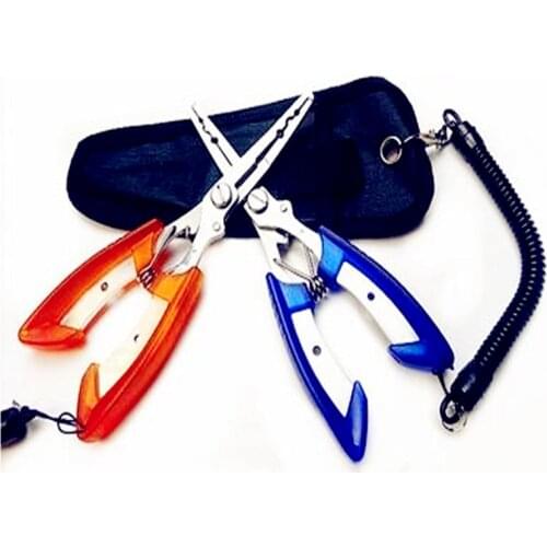 2019Multi-function Stainless Steel Fishing Pliers Scissors Fishing Line Cutter hook Remove Equipment Fishing Accessory New Types