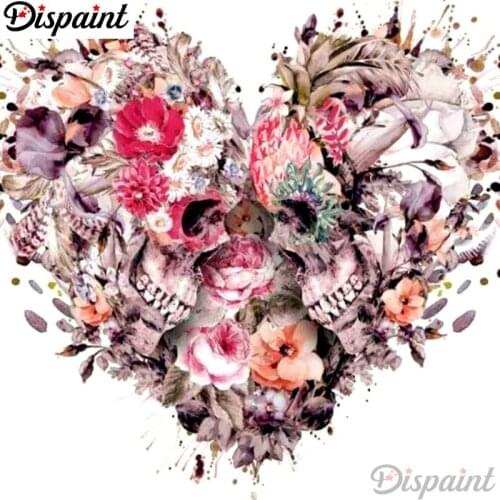 Dispaint Full Square/Round Drill 5D DIY Diamond Painting "Taro flower scenery" 3D Embroidery Cross Stitch 5D Home Decor A11402