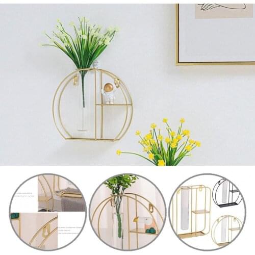 Smooth Edges Delicate Creative Vase Hydroponic Flower Plant Decor Test Tube Home Vase Decoration Nice-looking for Office