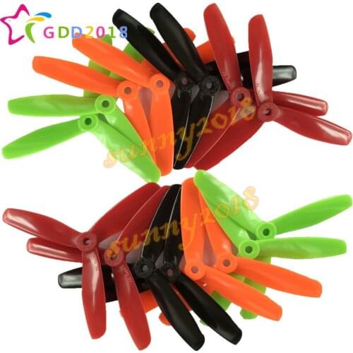 New 24pcs / 12Pairs Enhanced Edition 5045 V2 3-blade glaze Props Propellers For FPV Mini QAV250 ZMR 250 270 280 Quadcopter