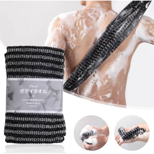 New Rubbing Washcloth Bath Brush For Back Towels Exfoliating Scrub Shower Sponge For Body Bathroom Accessories Nylon Towel