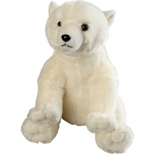 Plush Toy Polar Bear Cute Furry White Bear Toy Low Price Wholesale Shopping Mall Window Toy