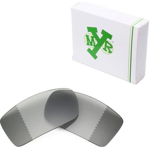Mryok Anti-Scratch POLARIZED Replacement Lenses for Oakley Gascan Sunglasses Grey Photochromic