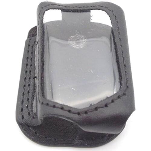 Russia version B9 leather case for starline B9 C9 lcd remote two way car alarm system free shipping