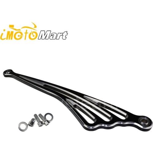 Shallow Cut Flat Gear Shifter Linkage Shift Lever For Harley Touring Street Glide Road Glide Road King Softail 1986-2016 2017