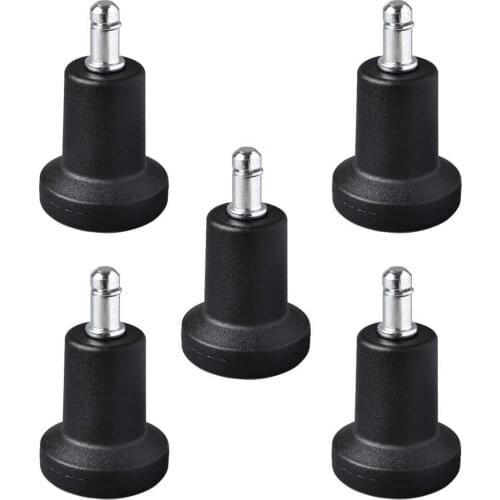 High Profile Bell Glides Replacement for Office Chair Without Wheels & Bar Stool, Fixed Stationary Caster Glide, 5-Pack-HOT