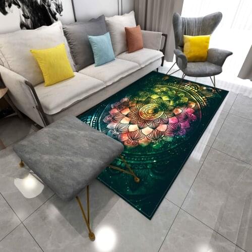 Mandala Rugs Modern Kitchen Floor Home Area Large Rugs Sofa Bedroom Livingroom Decoration Bathroom Printed Carpets
