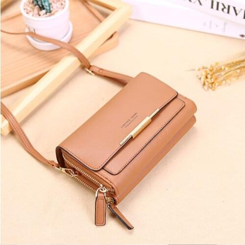 Women Leather Messenger Bags Clutch Mini Crossbody Shoulder Bag Female Large Capacity Phone Bag Ladies Purse With Zipper A111410