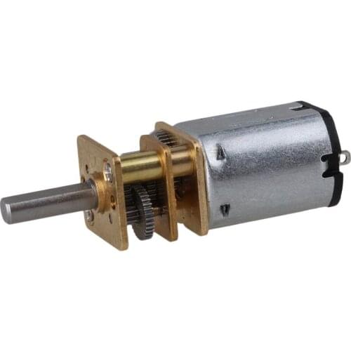 1pcs 12mm Silver GA12-N20 15~1000RPM Miniature Metal Electric 3V/12V DC Gear Motor Gearwheel with 10mm Output Shaft