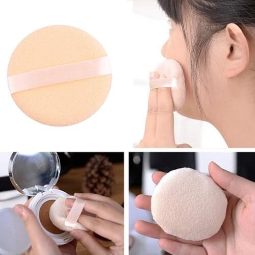 5Pcs Women Soft Sponge Round Makeup Puff for Liquid Foundation Powder BB Cream