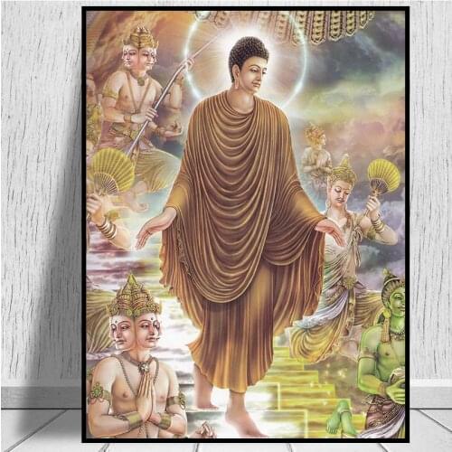 5D Full Square DIY Diamond Embroidery Mosaic Religious Buddha Icon Diamond Painting by Numbers Cross Stitch Rhinestones Pictures