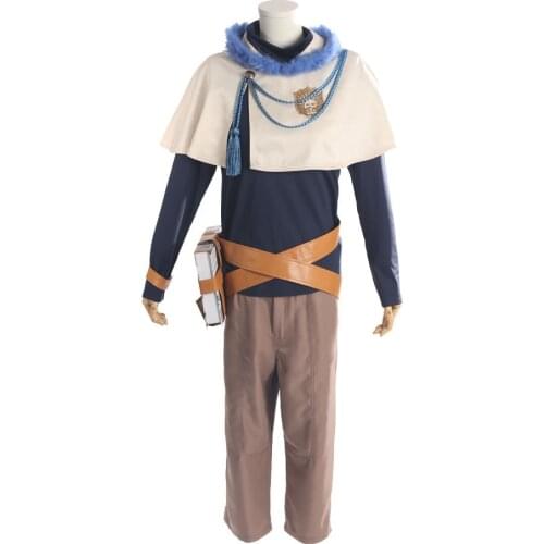 Anime Black Clover Yūno Scrya yuno cosplay costume set