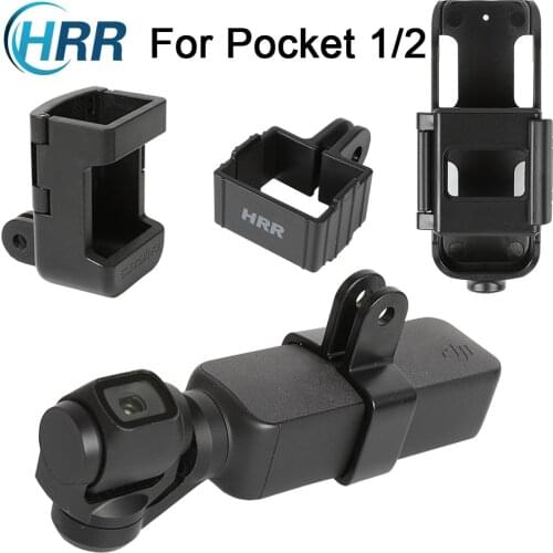 Mount Frame Camera Holder with 1/4" Tripod Adapter for DJI Osmo Pocket 2 1 Camera, Dual Interface Case for GoPro Accessories