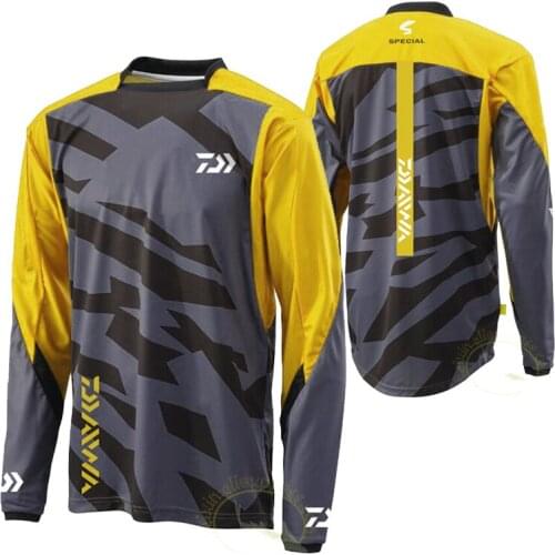 Daiwa Cycling Fishing Jerseys Anti-mosquito Fishing Clothing Long Sleeve Anti-UV Autumn Shirt Quick Dry Fishing Sportswear