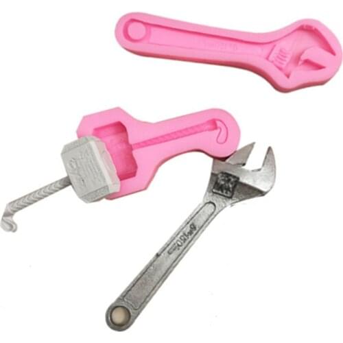 Wrench Hammer Silicone Mold Fondant Cake Chocolate Candy Accessories Mold Decoration Kitchen Gadgets