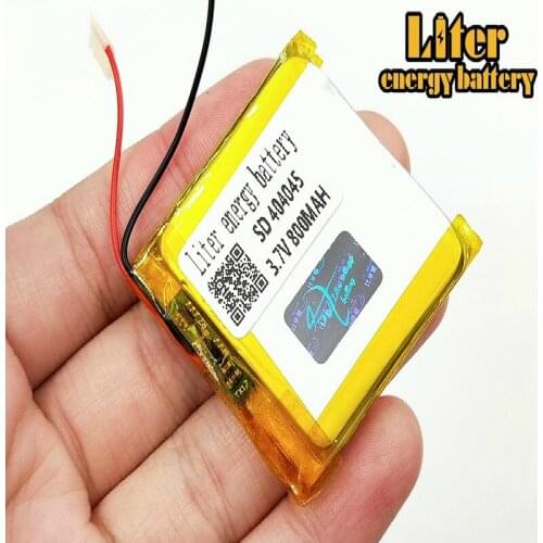 Rechargeable Li-ion Cell 3.7V polymer lithium battery 404045 044045 800mah With PCB For MP3 MP4 MP5 GPS Power Bank DVD Camera