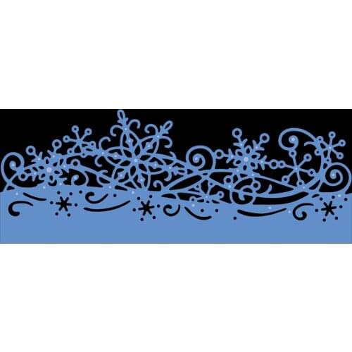Mmao Crafts Metal Steel Cutting Dies New Snowflake border edge Scrapbooking Paper/photo Cards Embossing Dies