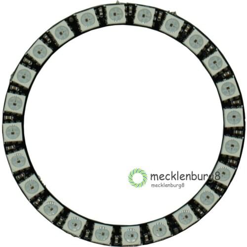 WS2812B Module 24 Bits WS2812B 5050 RGB LED Rings Lamp Light RGB LED With Integrated Drivers Module RGB 24 For Arduino
