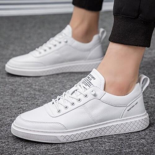 Leather men casual shoes outdoor comfortable mens slippers breathable non-slip black driving shoes Outdoor shoes