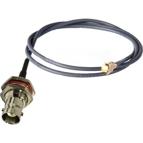 BNC female bulkhead switch ufl/ipx pigtail cable 15cm For PCI Wifi Card Wireless Router Fast Shipping