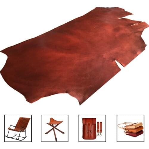 The First Layer Of Yellow Cowhide Whole Vegetable Tanned Teather 3.0MM Leather Outdoor Leisure Seat Furniture Luggage Tree Cream