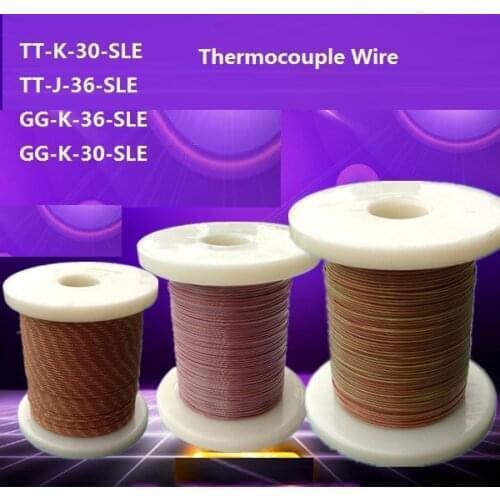 K/J/T Type Thermocouple Wire THERMOCOUPLE WIRE TT-K/J/T-30/36-SLE GG-K-30