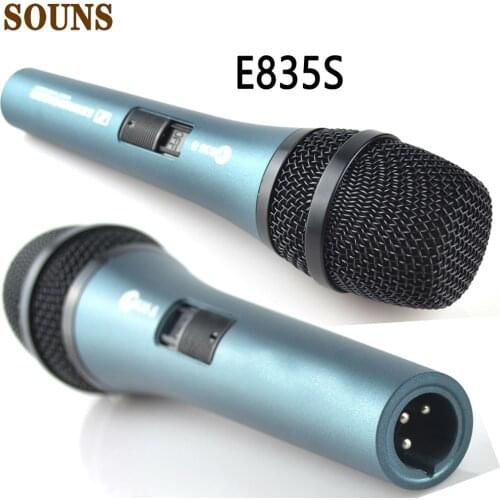 E835S Wired dynamic Cardioid Professional Vocal Microphone e835s Studio Mic,karaoke microphone,gaming microphone,PC Microphone