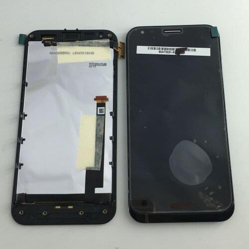 For ASUS Padfone 2 II A68 Touch Screen Digitizer Sensor Glass + LCD Display Monitor Module Panel Assembly with Frame Bezel black