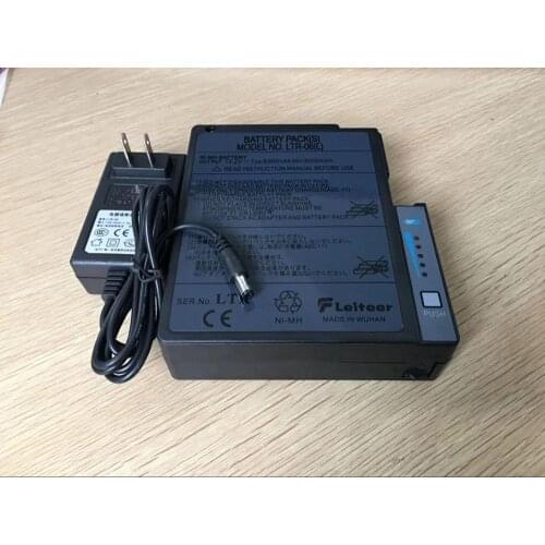 Replacement BTR-06S 13.2V 8200mAh big capacity for FSM-50S 50R 17S 17R Fusion Splicer BTR-06 battery with ac adapter