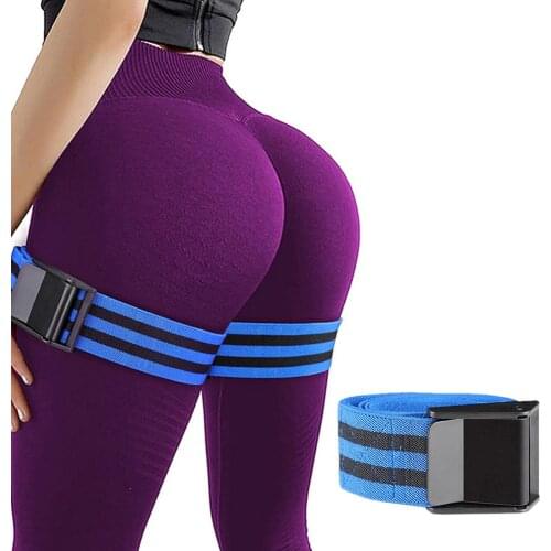 BFR Fitness Blood Flow Occlusion Restriction Exercise Training Resistanc Band Arm Leg Butt Squat Gym Wrap Booty Resistance Bands