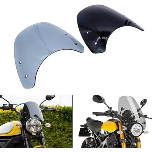 1 Set Motorcycle ABS Windscreen Windshield Moto Wind Protection Motorcycle Parts Wind Deflector Fit For DUCATI SCRAMBLER 2016