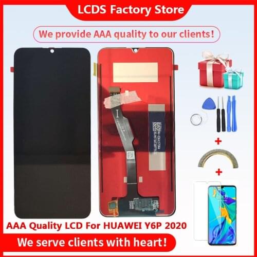 6.3" AAA Quality LCD With Frame For HUAWEI Y6P 2020 LCD Display Touch Screen Assembly For HUAWEI Y6P 2020 LCD Display Screen