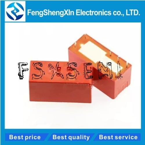 10pcs/lot RT424005 RT424012 RT424024 5V 12V 24V Miniature Printed Circuit Board Relays DIP-8