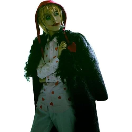 2016 Donquixote Rosinante Cosplay Costume From Japanese Anime One Piece Doflamingo Including Hair Wig