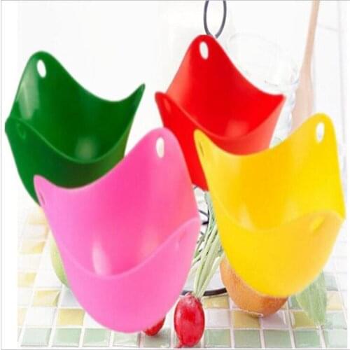 4pcs/set Silicone Egg Poacher Poaching Pods Egg Mold Bowl Rings Cooker Boiler Kitchen Cooking Accessories Pancake Maker Tools