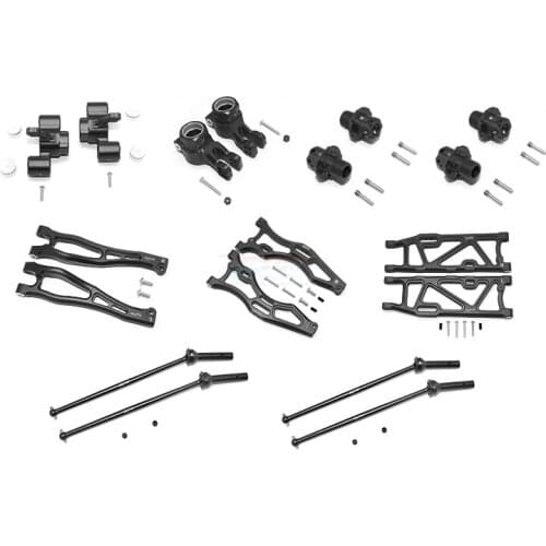 ARRMA aluminum alloy front and rear upper and lower arms and front and rear CVD and widening 13MM couplers