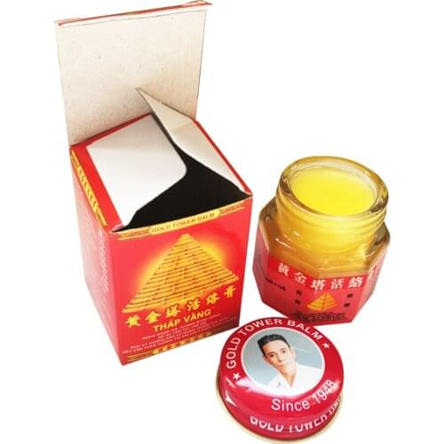Gold Tower Balm Body Pain Massage Cream Active Cream Relieving Muscle Joints Rheumatism PainKiller Detumescence Medical Plaster