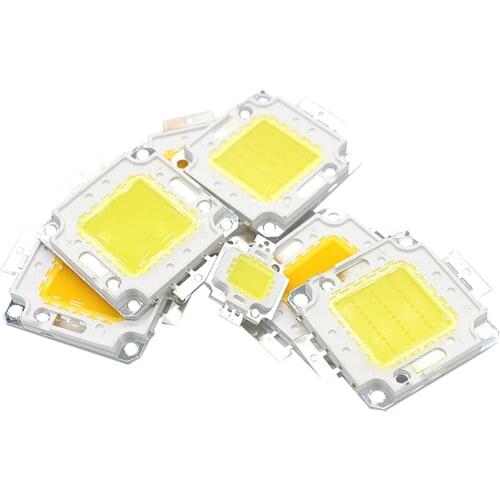 White/Warm 10W 20W 30W 50W COB LED Chip Lamp Bulb Chips for Spotlight Floodlight Garden Square Integrated Light LED Beads