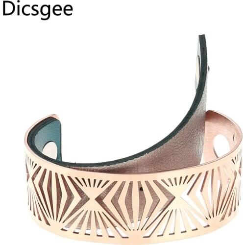 Cremo Fashion Brand Stainless Steel Bracelets Rose Gold Bangles Femme Manchette Bijoux High Quality Pulseiras