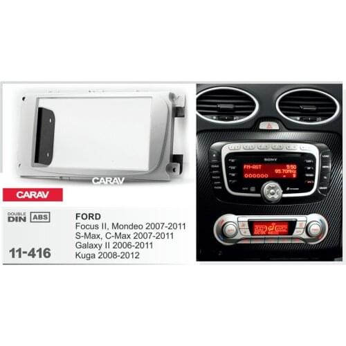 CARAV 11-416 Top Quality Radio Fascia for FORD Focus II Mondeo S-Max C-Max Stereo Fascia Dash CD Trim Installation Kit