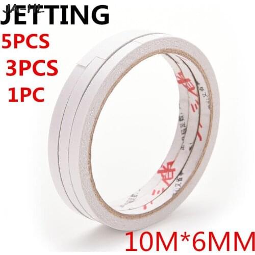 1-5pcs White Strong Adhesive Clear Double Sided Tape No Trace for Phone LCD Screen 6mm*10m