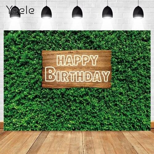 Yeele Grass Baby Poster Photo Backdrops Party Decor Banner Photozone Photographic Backgrounds Photo Studio Props photo session