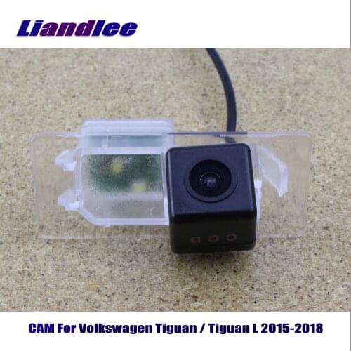 Liandlee CAM For Volkswagen VW Tiguan / Tiguan L 2015-2018 / Car Rear Back Camera Reverse Parking Camera HD CCD Night Vision