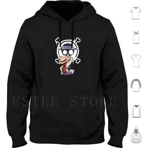 Luffy Hoodies Long Sleeve Luffy Pirate Sanji Zoro Nami Usopp Chopper Robin Franky Hat Monkey D Luffy Ace