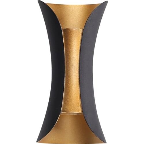 Nordic Wall Lamp Led Aluminum Outdoor Indoor Ip54 Up Down White Black Modern Home Stairs Bedroom Bedside Bathroom Light