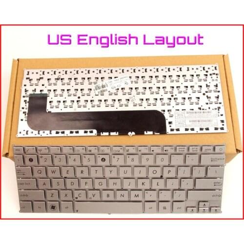 New Keyboard US English Version for ASUS UX21E UX21 UX21A 0KNB0-1100RU00 0KNB0-1620US00 9Z.N8KBC.41D Laptop Silver No Frame